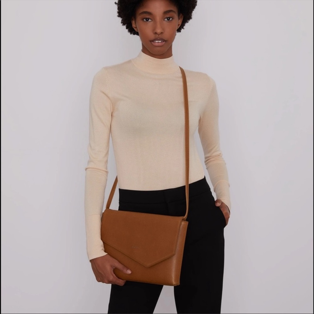Matt & Nat Riya brown vegan clutch purse